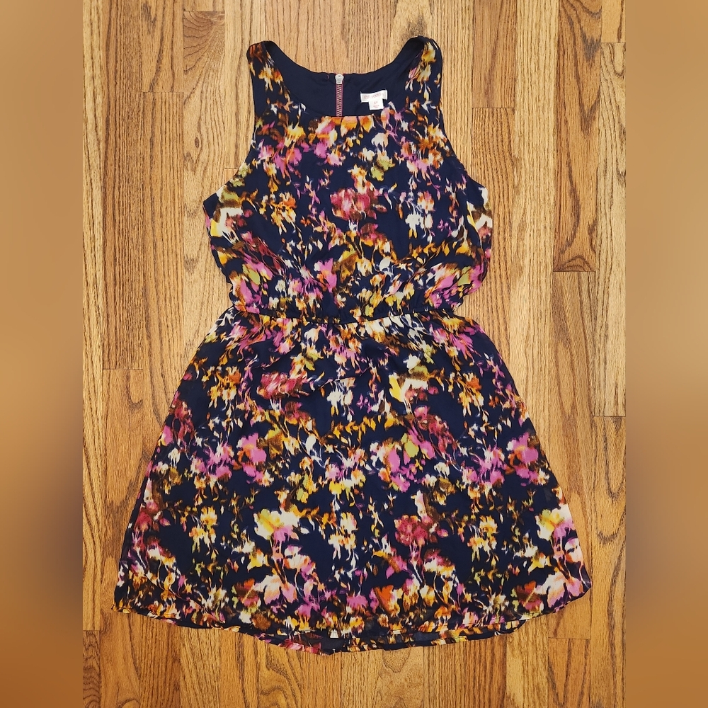 Xhiliration Sleeveless Floral Dress Size:Small